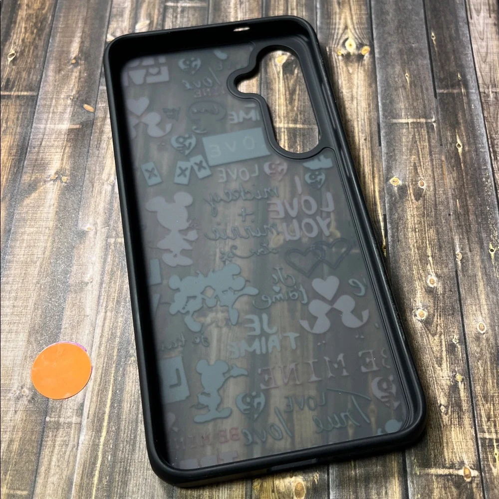 5for$10 Red and Black Love you Mickey Mouse Samsung Galaxy S24+ Phone Case